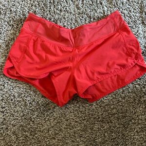 Lululemon speed up shorts size 6